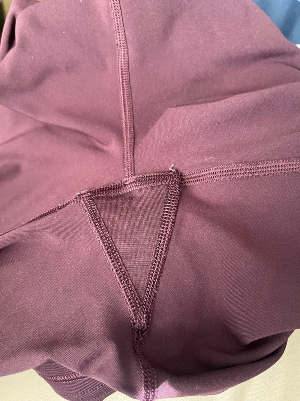 🍋 LIKE NEW Lululemon Time To Sweat 7/8 Tight 25" in Plum Shadow - Sz 8 - Picture 8 of 16